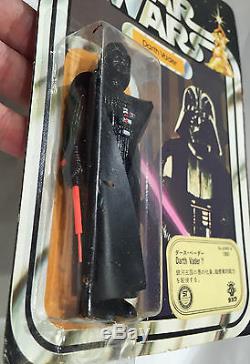 12 back Darth Vader TAKARA sticker Star Wars vintage Japanese Kenner 3 3/4 MOC