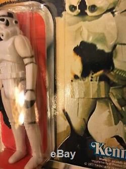1977 Star Wars Stormtrooper 12 Back Vintage Action Figure MOC MIP Kenner