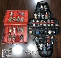 1977 VINTAGE Star Wars Kenner 40 Figure Lot Weapons Complete RARE Vader Case VTG