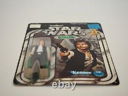 1978 Star Wars Han Solo Vintage Kenner Action Figure MOC, Small Head, 12 Back A