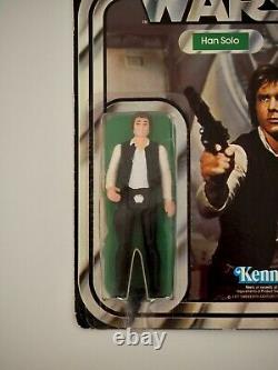 1978 Star Wars Han Solo Vintage Kenner Action Figure MOC, Small Head, 12 Back A