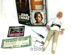 1978 Vintage Star Wars Luke Skywalker 12 Inch Figure Doll Boxed Complete FREESHP