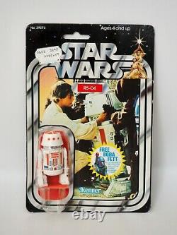 1979 Star Wars R5-D4 Vintage Kenner Action Figure Droid 20E Back MOC, Sealed