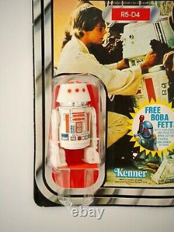 1979 Star Wars R5-D4 Vintage Kenner Action Figure Droid 20E Back MOC, Sealed