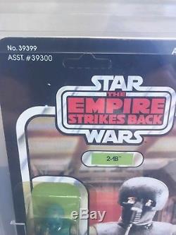 1980 Vintage Kenner ESB Star Wars 2-1B 41D Back AFA 85Y (85,85,85) RARE UNPUNCHD