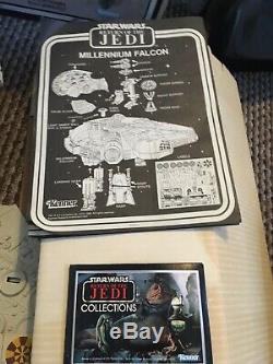 1981 Vintage Star Wars Millennium Falcon RARE MONO Rotj Box Boxed Millenium