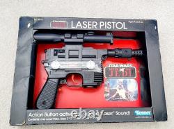 1983 ROTJ Star Wars Luke Skywalker Vintage Laser Pistol Kenner MISB Mint Sealed