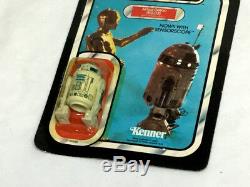1983 Star Wars ROTJ Return of Jedi R2D2 Figure Carded Sealed MOC 65 Back Vintage