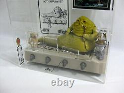 1983 Vintage Star Wars Jabba The Hutt Kenner Playset Ukg 90 Gold Afa