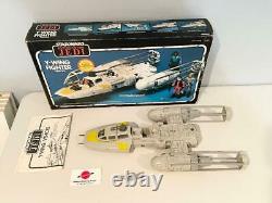 1983 Y-Wing Fighter Complete With Box Vintage Star Wars Kenner Vehicle