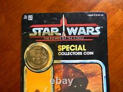 1984 Star Wars POTF Coin Jawa Vintage Kenner MOC Yellow Bubble