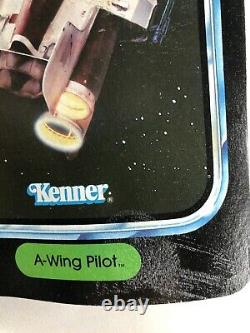 1984 Vintage Kenner STAR WARS action figure POTF A-Wing Pilot MOC Unpunched