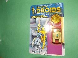 1985 Vintage Star Wars Droids Cartoon R2D2 Unpunched! Looks Minty! RARE