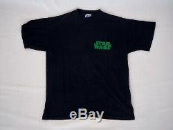 1990's Star Wars Tultex Vintage Black T-Shirt X-Large Graphic Tee, Boba Fett