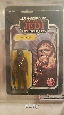 2 MOC Lily Ledy! Imperial Commander CAS85 Chewbacca 75. AFA it Vintage Star Wars