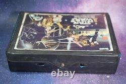 25 VINTAGE Star Wars ACTION FIGURES LOT + VINYL COLLECTORS CASE KENNER