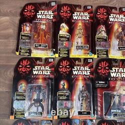 34x Huge Bundle Of Star Wars Episode 1 Vintage Figures New Old Stock