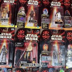 34x Huge Bundle Of Star Wars Episode 1 Vintage Figures New Old Stock