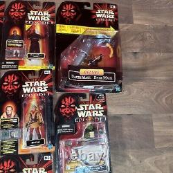 34x Huge Bundle Of Star Wars Episode 1 Vintage Figures New Old Stock