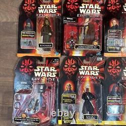 34x Huge Bundle Of Star Wars Episode 1 Vintage Figures New Old Stock