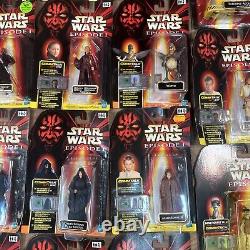 34x Huge Bundle Of Star Wars Episode 1 Vintage Figures New Old Stock