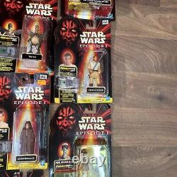 34x Huge Bundle Of Star Wars Episode 1 Vintage Figures New Old Stock