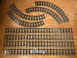 5-ft square LOOP Lego 9v metal rail train track, 24 straight 16 curve, 4515 4520