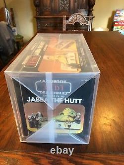 AFA 80 Red vintage Star Wars JABBA THE HUTT playset Kenner Canada 1983