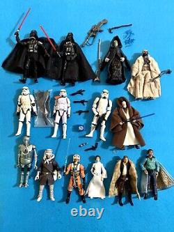 BIG LOOSE LOT Star Wars Vintage Saga Collection Darth Vader Stormtrooper 3.75