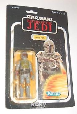 Boba Fett 1983 Vintage Kenner Star Wars ROTJ 65bk-B MOC UKG AFA Y70% Super Rare