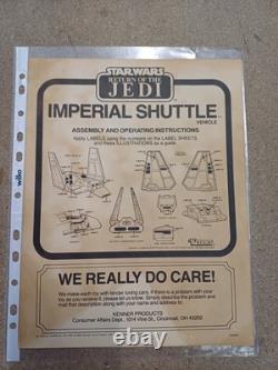Boxed Complete Unused Vintage Kenner Star Wars Imperial Shuttle