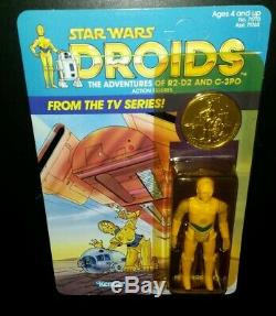 C-3PO DROIDS cartoon Vintage Star Wars KENNER 1985 ORIGINAL