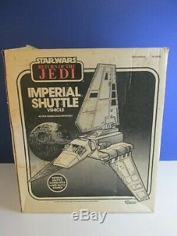 COMPLETE star wars VINTAGE IMPERIAL SHUTTLE SHIP VEHICLE original BOXED kenner