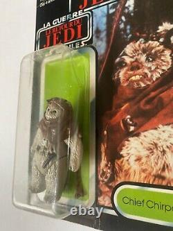 Chief Chirpa Palitoy Vintage Star Wars Tri-logo Return of the Jedi Ewok figure