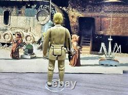 Custom Vintage Star Wars Farm Boy Luke With Backdrop