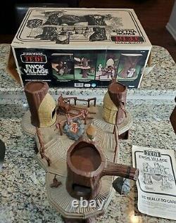 Ewok Village Playset 1983 STAR WARS Vintage Original 100% Complete w NICE Box