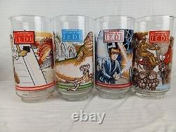 Full 1977 Vintage Star Wars Burger King Coca Cola Glasses Complete Set of 12