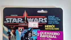 GLASSLITE Vintage Star Wars 1988 Brazil STORMTROPPER MOC Ultra Rare MUST SEE