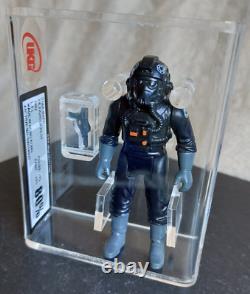 GRADED VINTAGE STAR WARS FIGURE UKG not AFA 80% 85% TIE FIGHTER PILOT HK