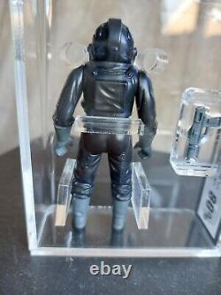 GRADED VINTAGE STAR WARS FIGURE UKG not AFA 80% 85% TIE FIGHTER PILOT HK