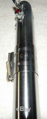 Genuine Vintage Red Graflex 3 Cell Flash Glass Eye Lightsaber Star Wars