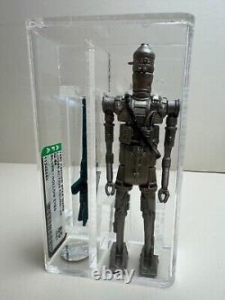 + Graded Vintage KENNER Star Wars Figure AFA 85 IG-88 1980 SILVER HOLLOW EYES +