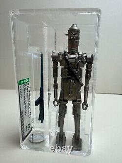 + Graded Vintage KENNER Star Wars Figure AFA 85 IG-88 1980 SILVER HOLLOW EYES +