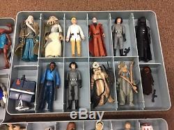 HUGE Vintage Star Wars 257 action figure lot COMPLETE WITH WEAPONS