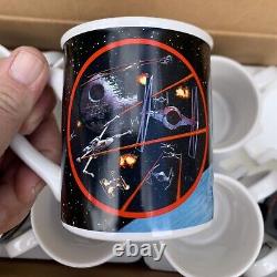 Hamilton Vintage Star Wars Mugs Collection Lucasfilm Full Set X 8 New