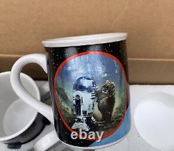 Hamilton Vintage Star Wars Mugs Collection Lucasfilm Full Set X 8 New