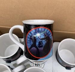 Hamilton Vintage Star Wars Mugs Collection Lucasfilm Full Set X 8 New