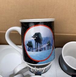 Hamilton Vintage Star Wars Mugs Collection Lucasfilm Full Set X 8 New