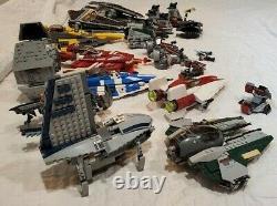 Huge Lego Star Wars LOT (20+) Vintage Sets Furry-Class, A-Wing, Starfighter etc