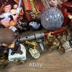 Huge Star Wars Bundle Collection Vintage & Modern Some Rare Bits Toys Books Etc